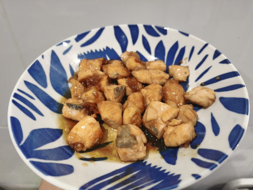 Salmón con salsa de soja y miel