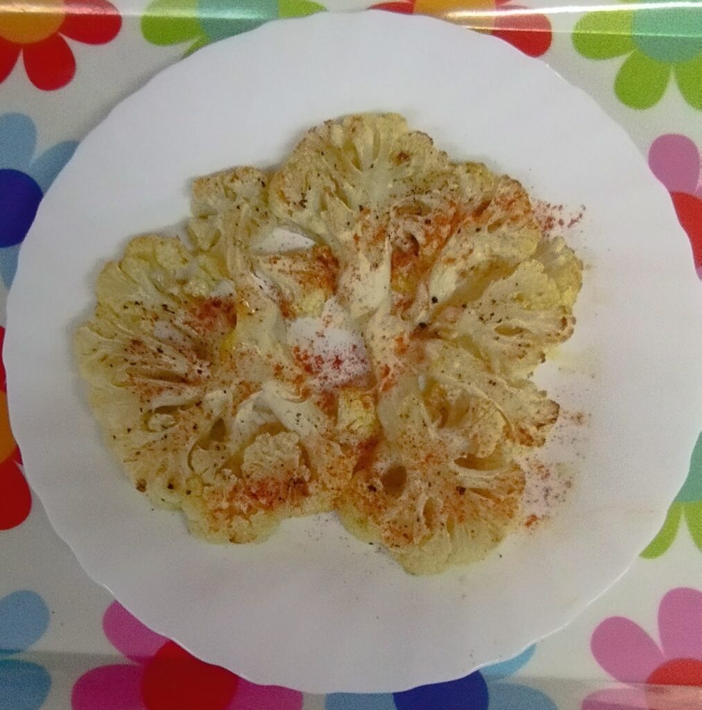 Coliflor al horno